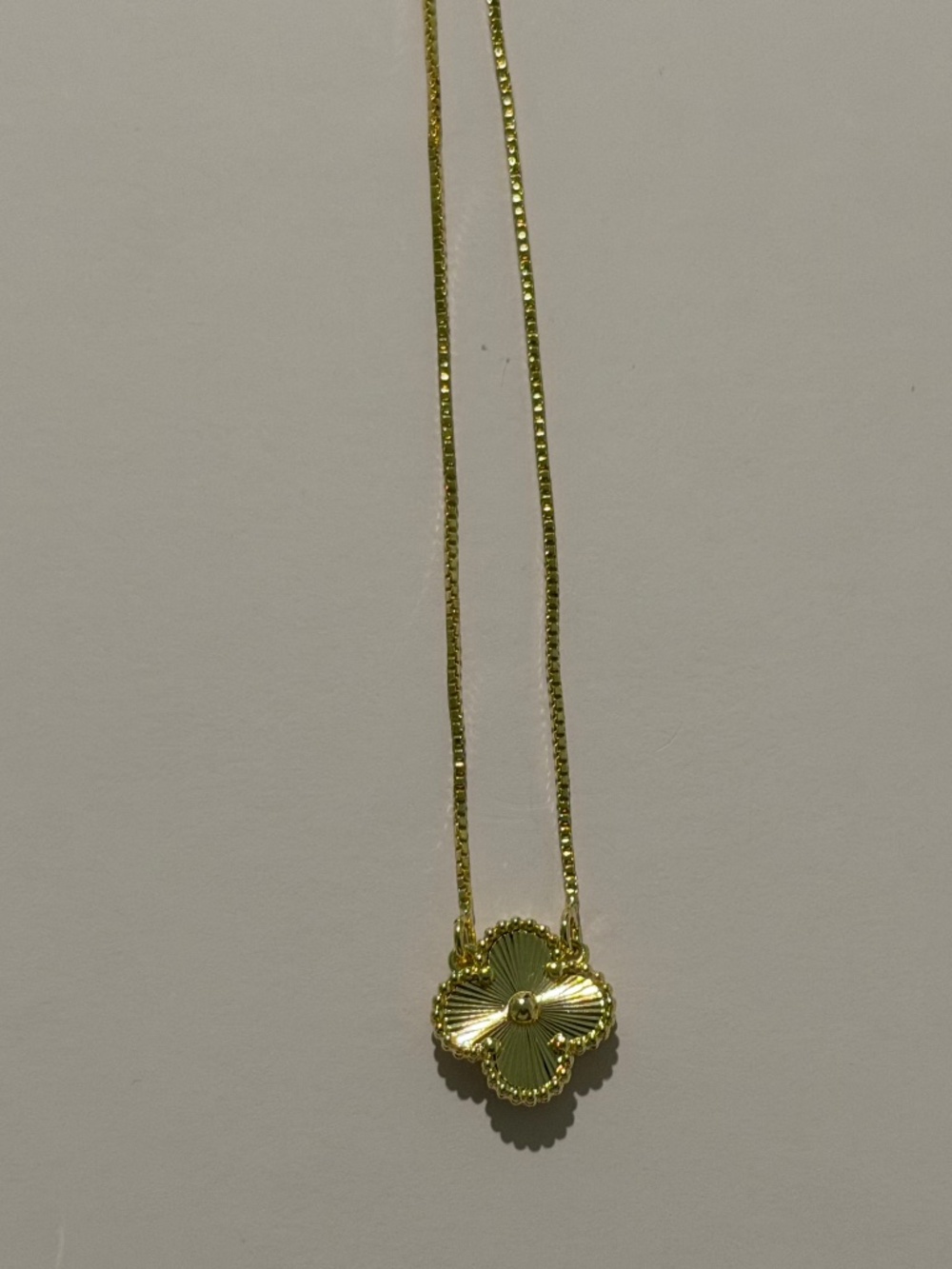 Gold (One Clover) Necklace